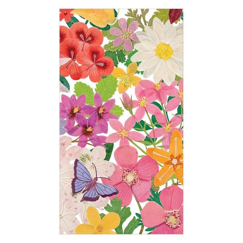 caspari Halsted Floral Paper Guest Towel Napkins - 15 Per Package