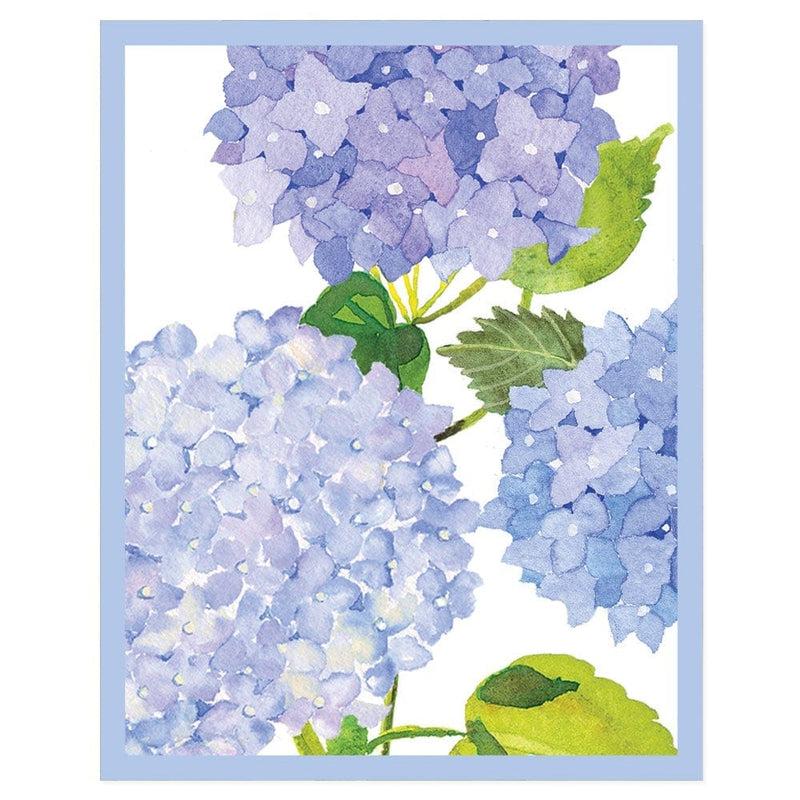 Caspari Hydrangeas And Porcelain Bridge Tally Sheets - 12 Per Package