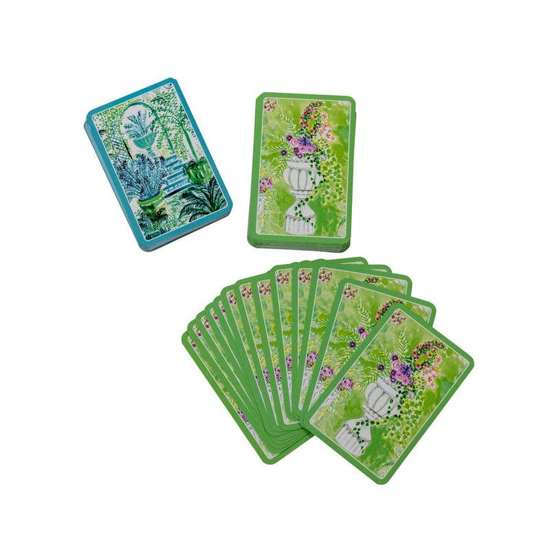 Caspari Jardin De Luxembourg Playing Cards - 2 Decks Included
