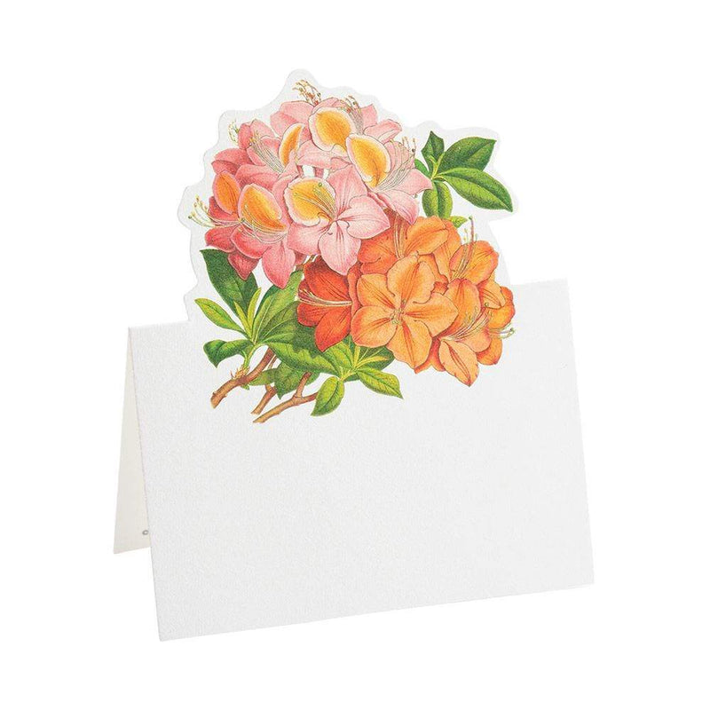 Caspari Jefferson's Garden Study Die-Cut Place Cards - 8 Per Package