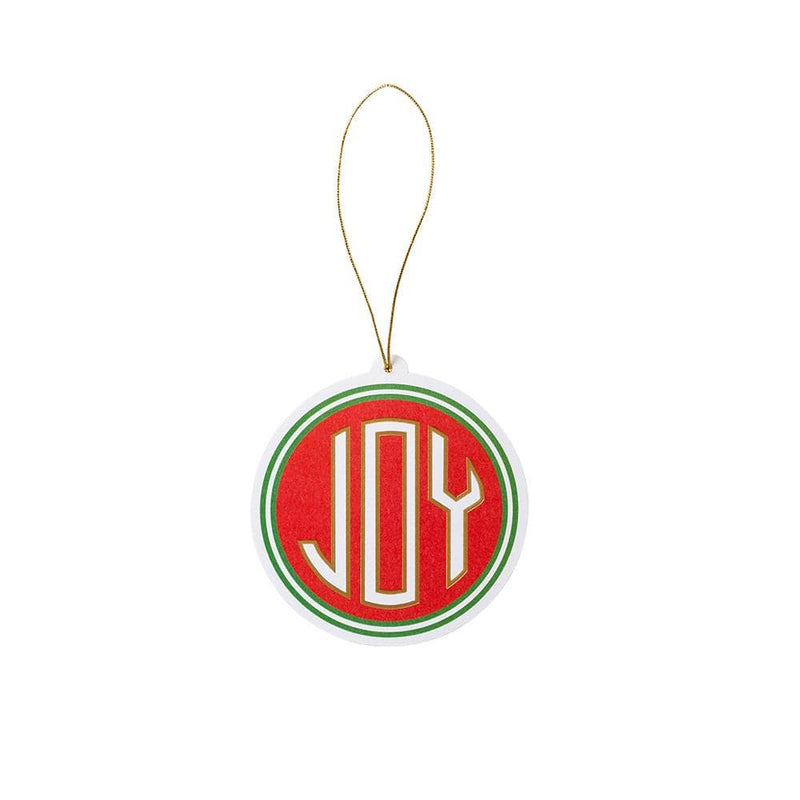 caspari Joy Die-Cut Gift Tags in Gold Foil - 4 Per Package