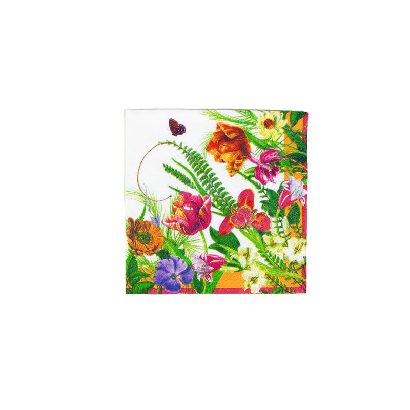 Caspari La Dolce Vita Boxed Cocktail Napkins - 40 Per Box