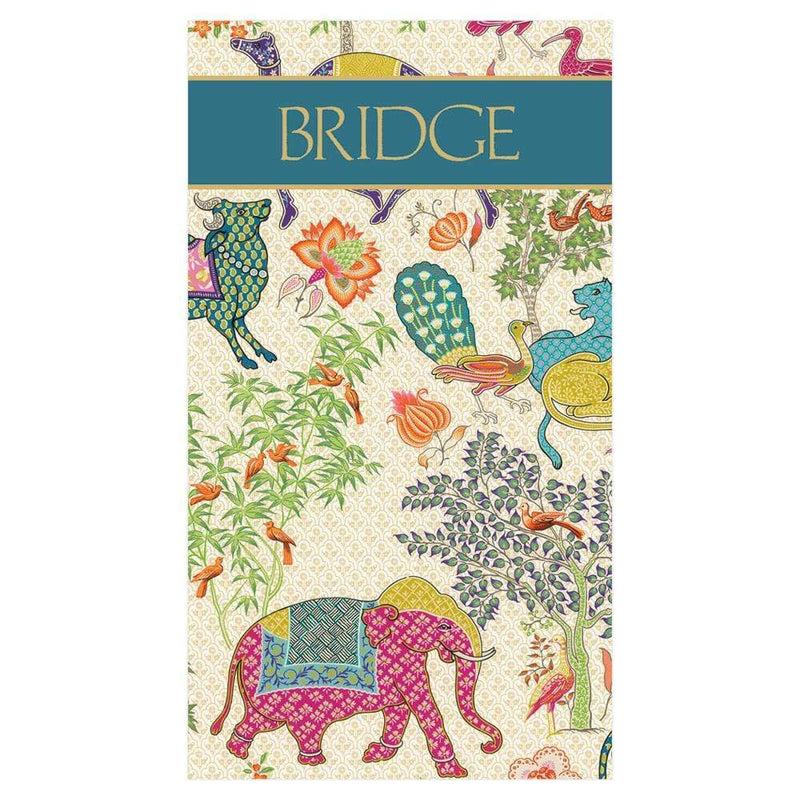Caspari Le Jardin De Mysore Bridge Score Pad - 1 Each