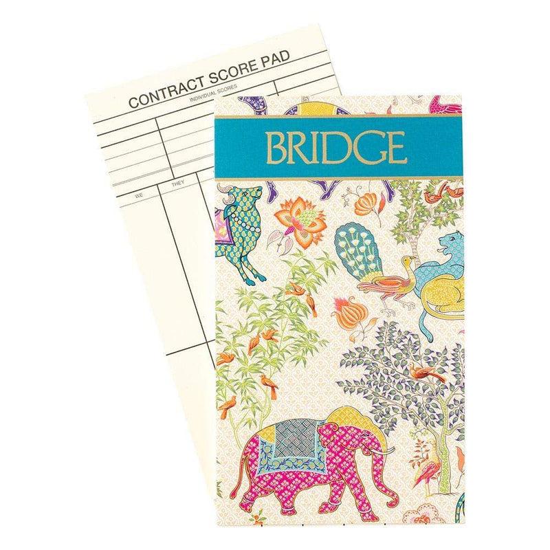 caspari Le Jardin De Mysore Bridge Score Pad - 1 Each