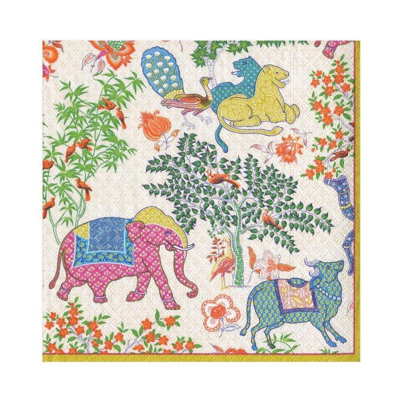 caspari Le Jardin De Mysore Paper Luncheon Napkins - 20 Per Package