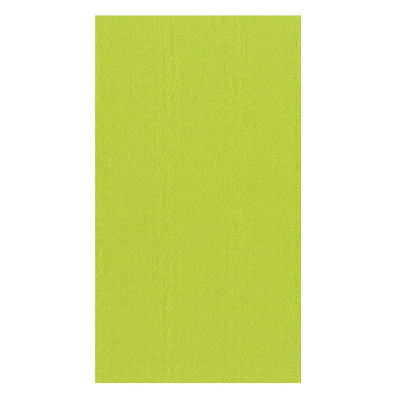 caspari Lime Green Paper Linen Guest Towel Napkins - 12 Per Package