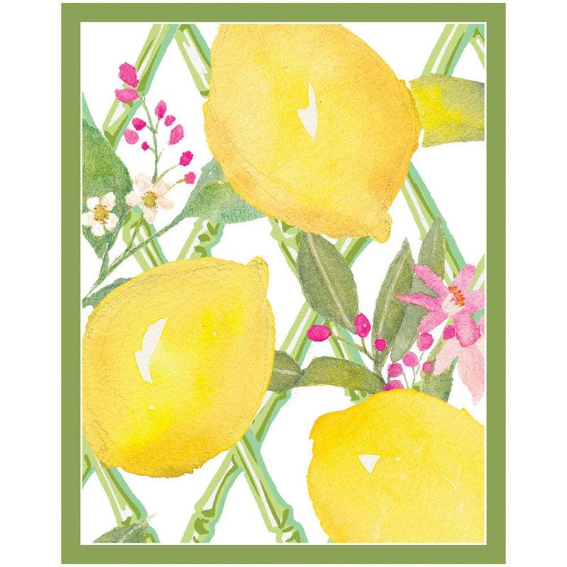 Caspari Limoncello Bridge Tally Sheets - 12 Per Package
