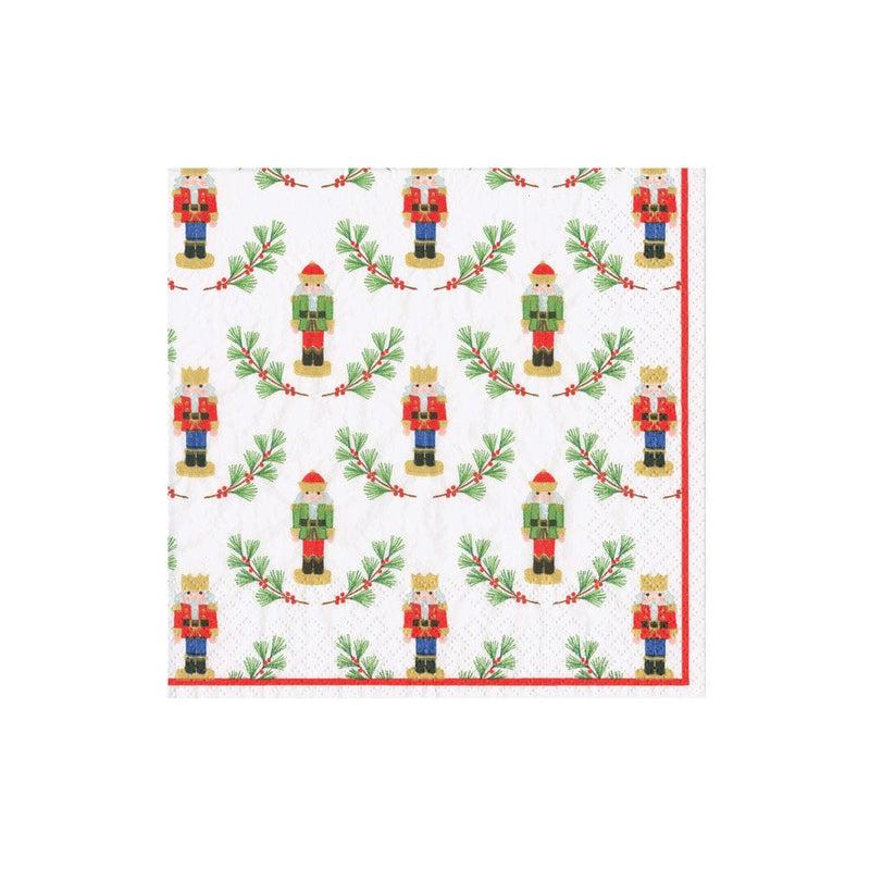 caspari Little Nutcracker Boxed Cocktail Napkins - 40 Per Box
