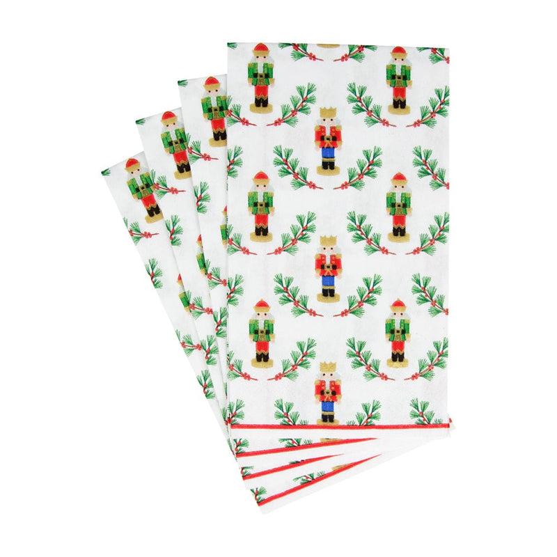 Caspari Little Nutcracker Guest Towel Napkins - 15 Per Package