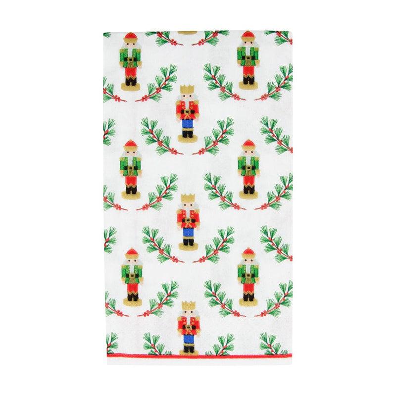 caspari Little Nutcracker Guest Towel Napkins - 15 Per Package