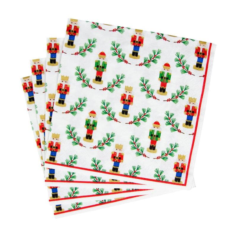 Caspari Little Nutcracker Luncheon Napkins - 20 Per Package