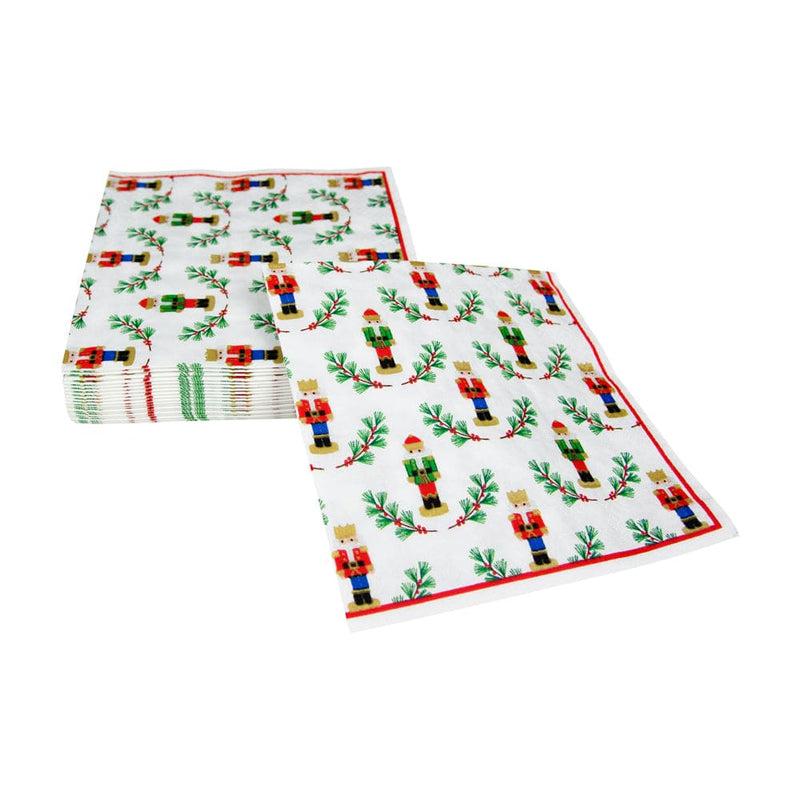 Caspari Little Nutcracker Luncheon Napkins - 20 Per Package