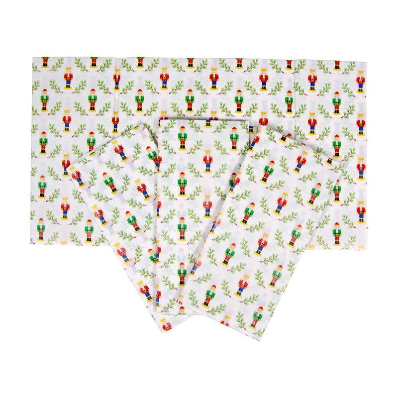 Caspari Little Nutcracker Tissue Paper - 4 Sheets Included