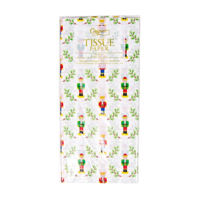 Caspari Little Nutcracker Tissue Paper - 4 Sheets Included