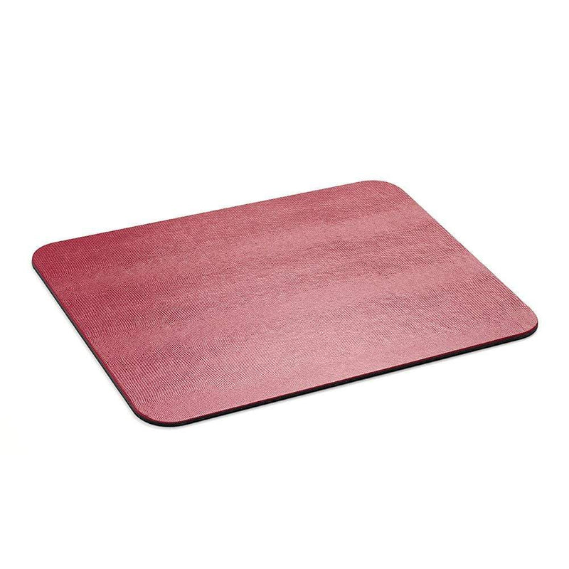 Caspari Lizard Felt-Backed Placemat In Cranberry - 1 Each