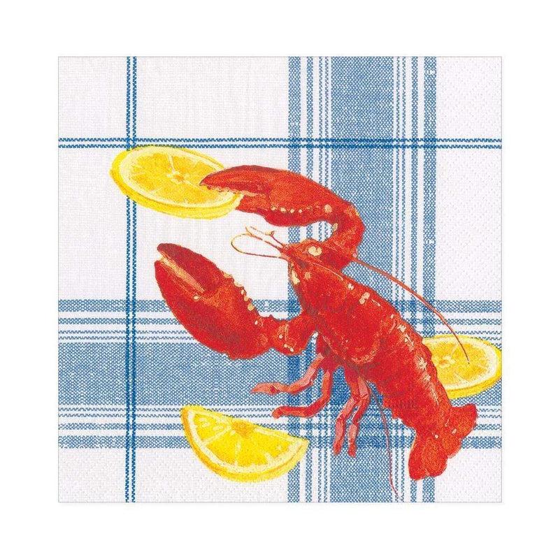 caspari Lobster Bake Paper Luncheon Napkins - 20 Per Package