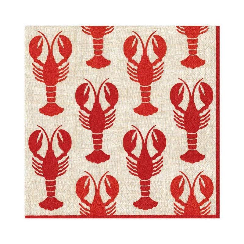 caspari Lobsters Paper Luncheon Napkins - 20 Per Package