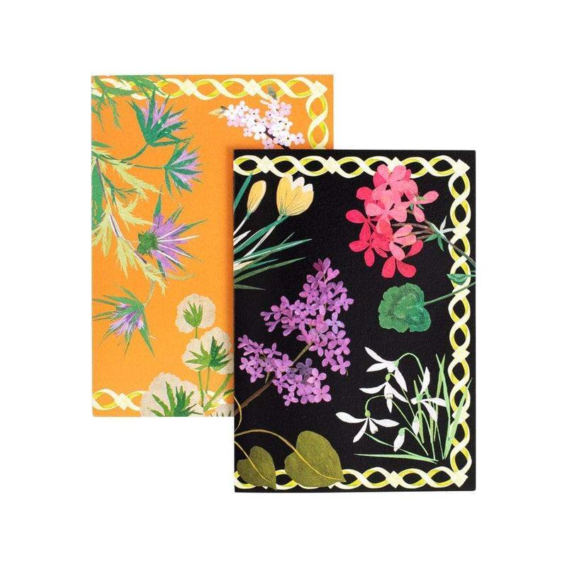 Caspari Mary Delany Flower Mosaics Assorted Boxed Note Cards - 8 Note Cards & 8 Envelopes
