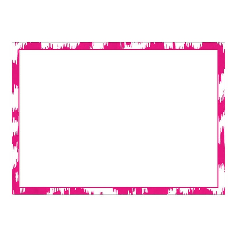 caspari Modern Moire Fuchsia Correspondence Cards - 12 Per Package