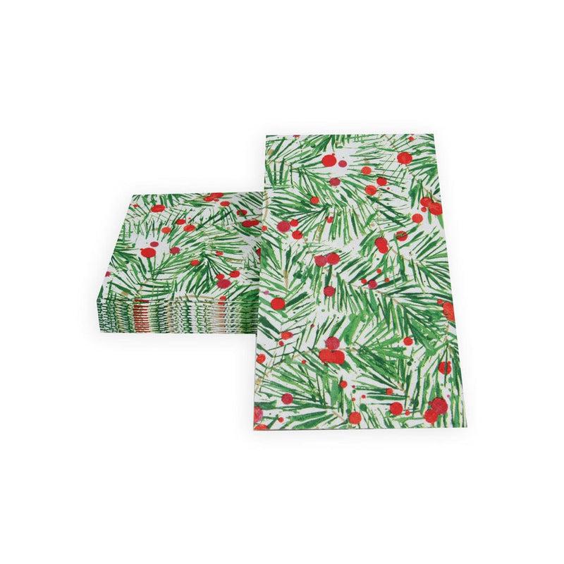 Caspari Modern Pine Guest Towel Napkins - 15 Per Package