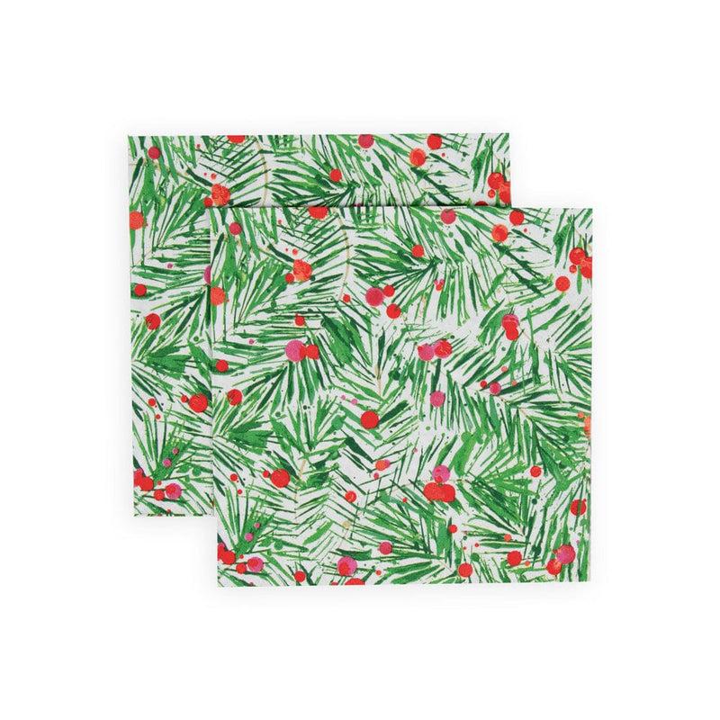 Caspari Modern Pine Luncheon Napkins - 20 Per Package