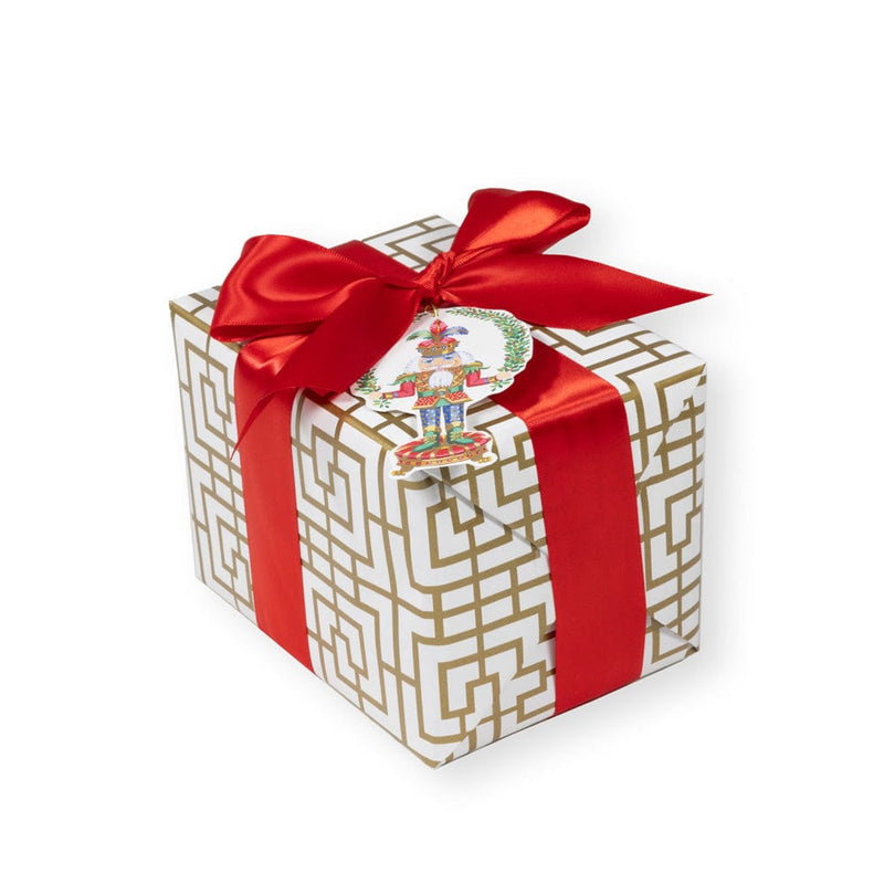 Caspari Nutcracker Christmas Gift Tags - 4 Per Package