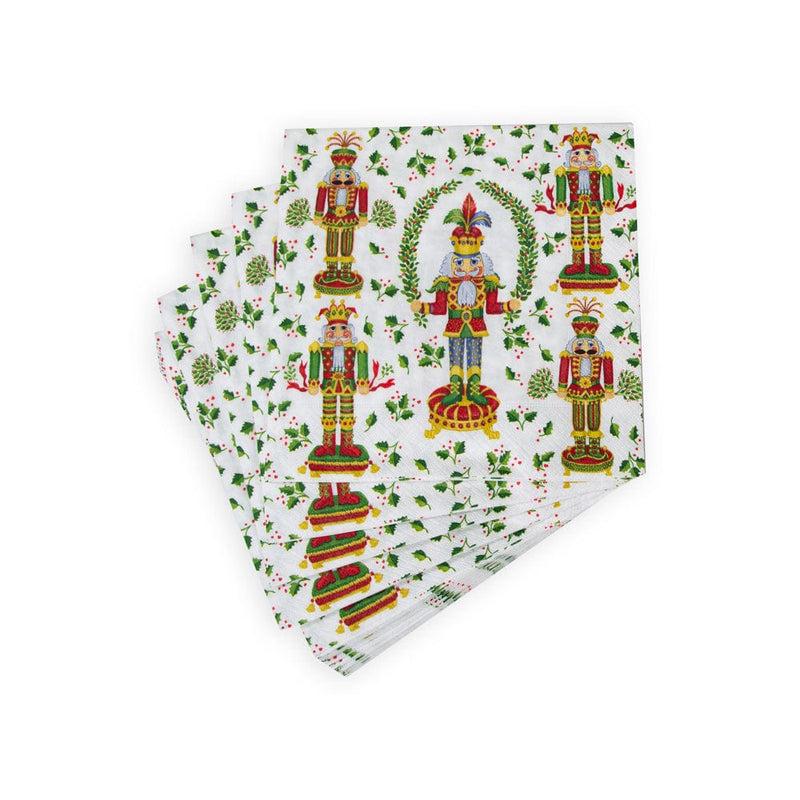 Caspari Nutcracker Christmas Napkin Dinner - 20 Per Package