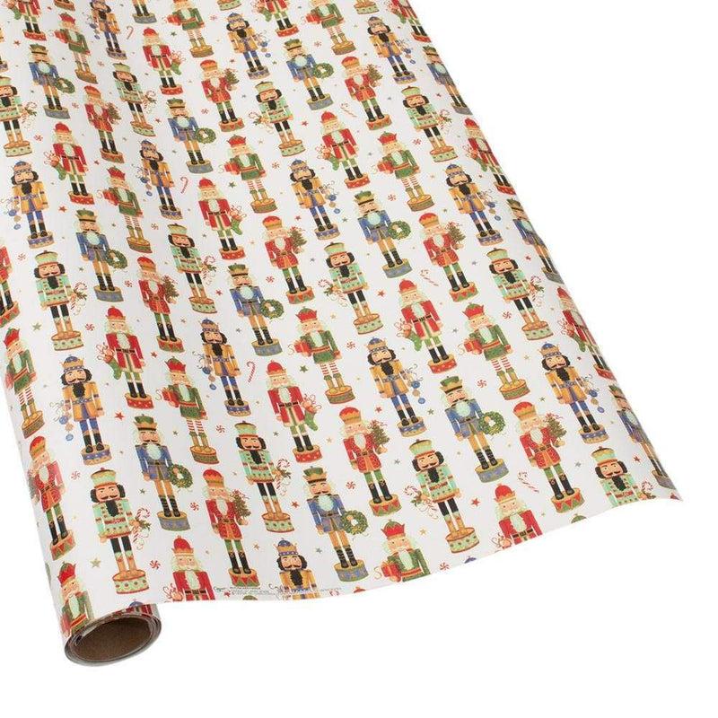 caspari Nutcracker Parade Gift Wrapping Paper - 30" x 8' Roll