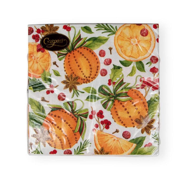 Caspari Orange Spice Paper Luncheon Napkins - 20 Per Package