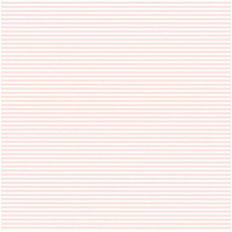 caspari Oxford Stripe Gift Wrapping Paper in Petal Pink - 30" x 8' Roll