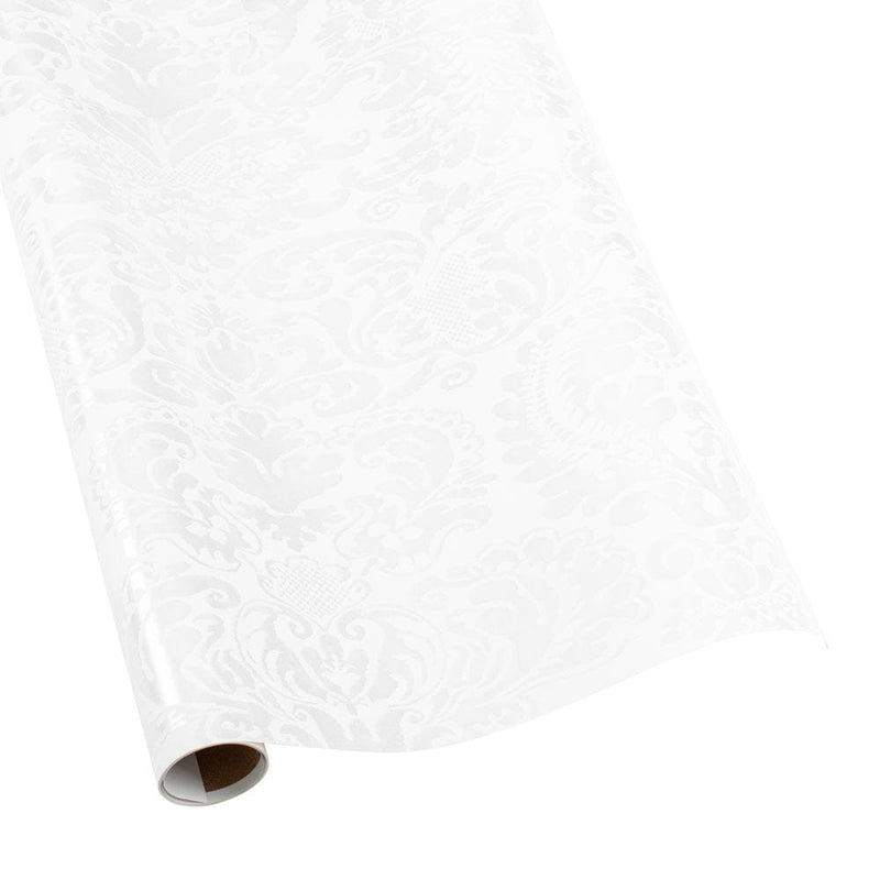caspari Palazzo Gift Wrapping Paper in Pearl - 30" x 8' Roll