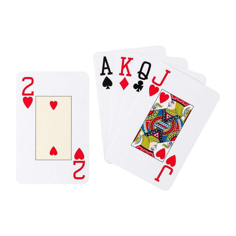 Caspari Palm Fronds Large Type Playing Cards - 2 Decks Included