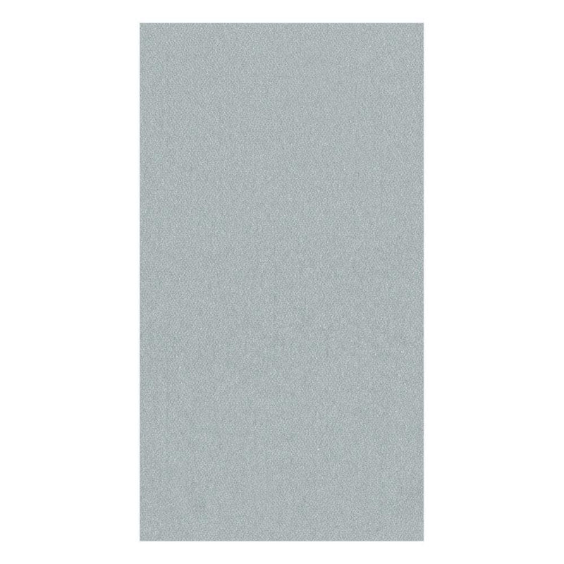 caspari Paper Linen Solid Guest Towel Napkins in Silver - 12 Per Package