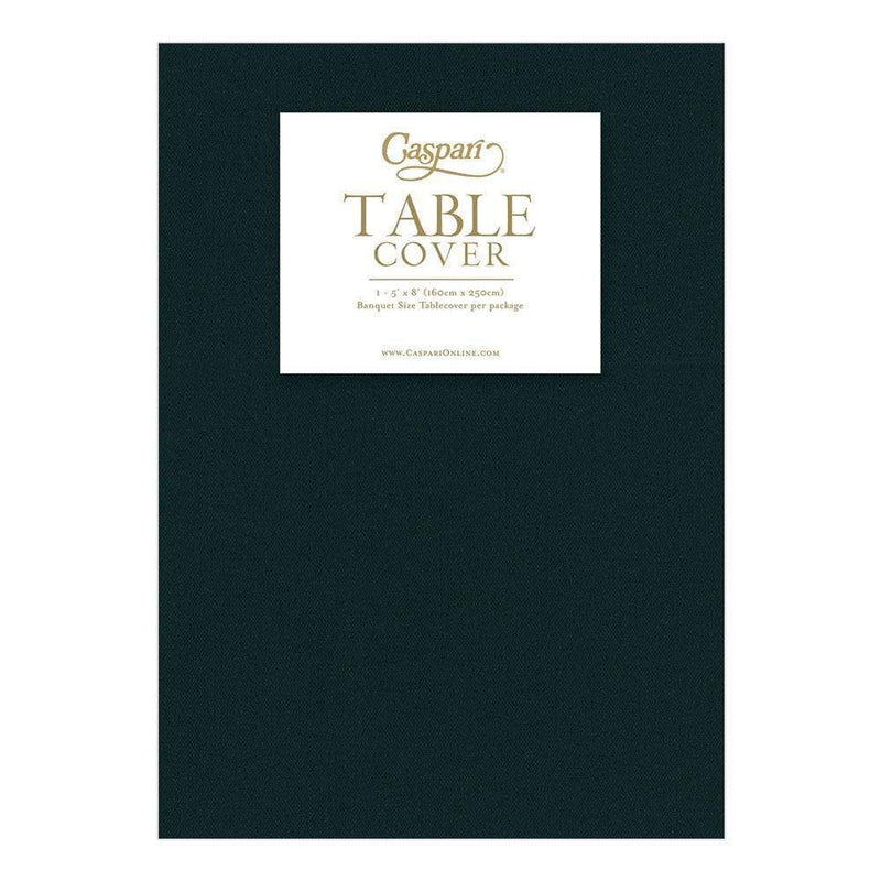 Caspari Paper Linen Solid Table Cover In Black - 1 Each
