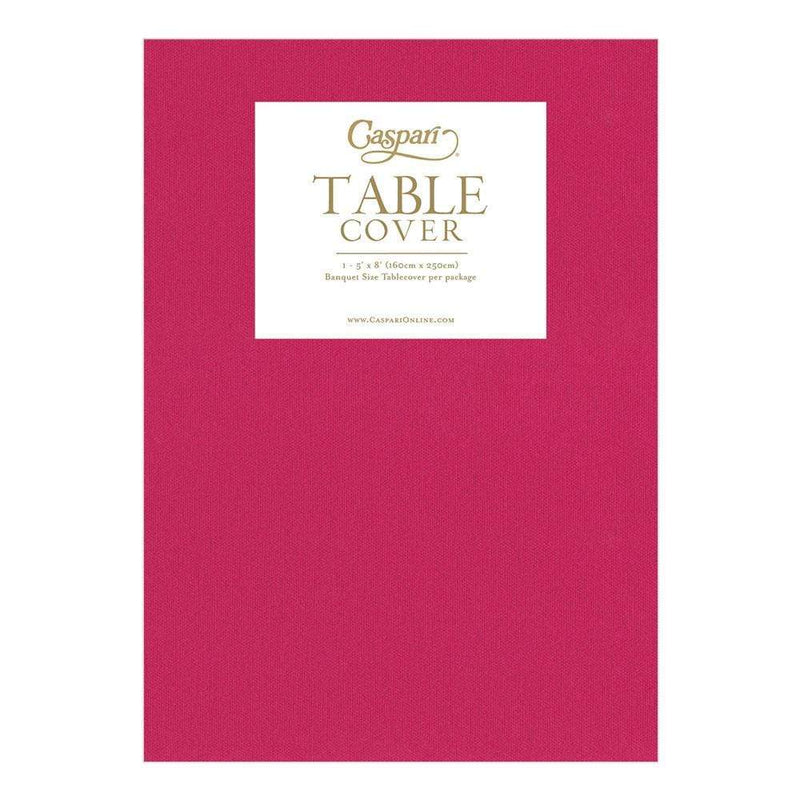 Caspari Paper Linen Solid Table Cover In Fuchsia - 1 Each