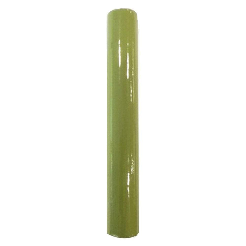 Caspari Paper Linen Solid Table Runner In Leaf Green - 1 Each