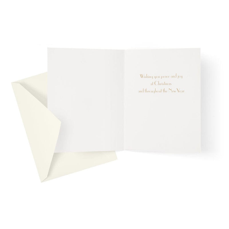 Caspari Peace Boxed Christmas Cards - 15 Cards & 15 Envelopes