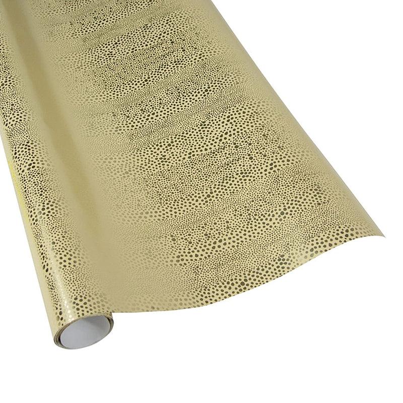 caspari Pebble Gold Foil Gift Wrapping Paper - 30 x 6 Roll