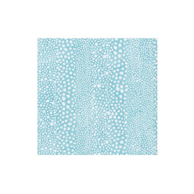 Caspari Pebble Seafoam Paper Linen Boxed Cocktail Napkins - 30 Per Package