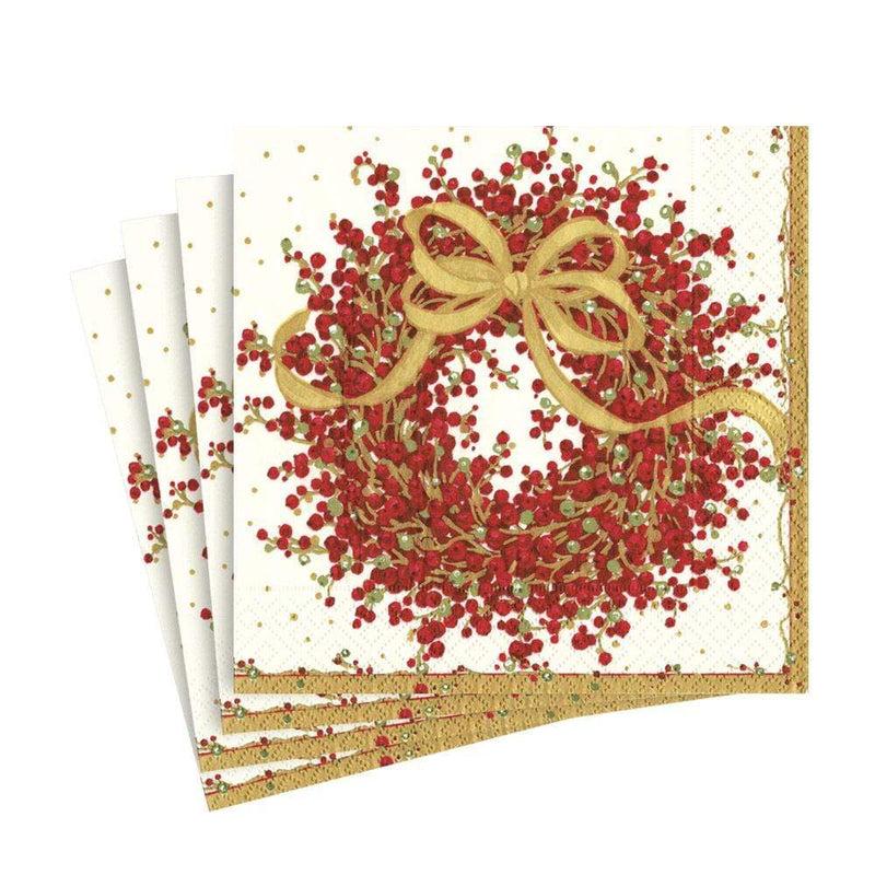 Caspari Pepperberry Paper Luncheon Napkins - 20 Per Package