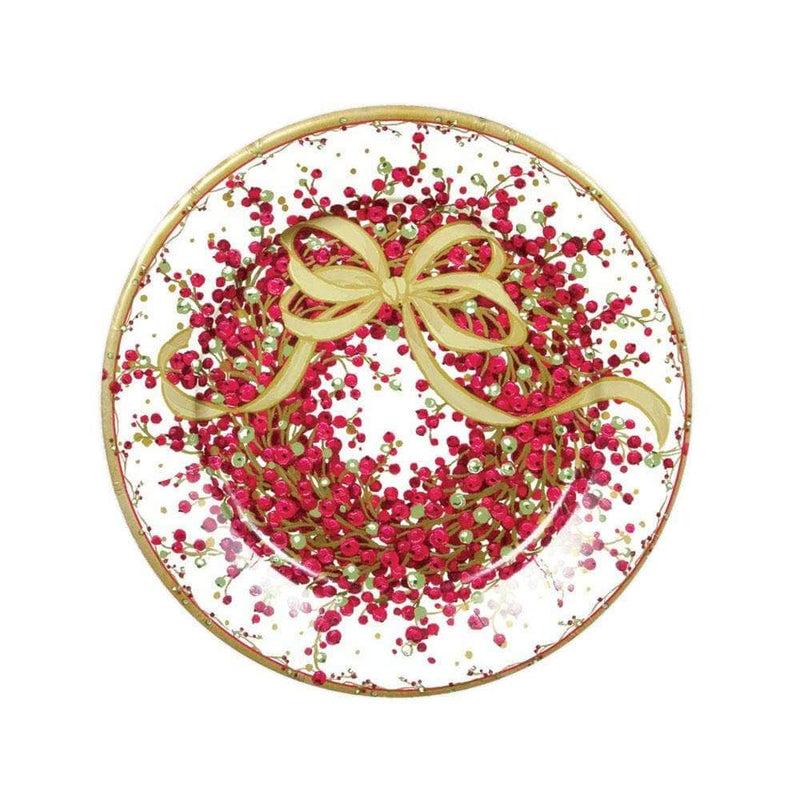 caspari Pepperberry Paper Salad & Dessert Plates - 8 Per Package