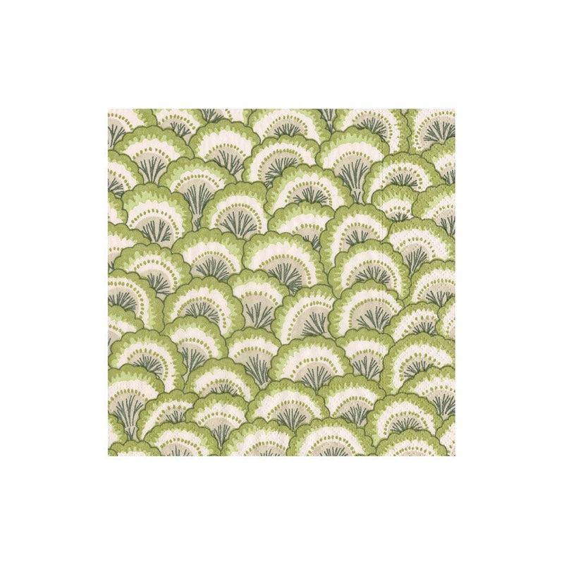 caspari Pontchartrain Scallop Green Cocktail Napkins - 20 Per Package