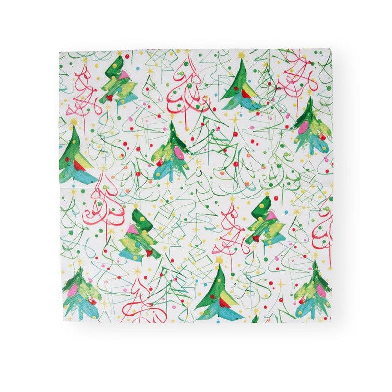 Caspari Pop Christmas Luncheon Napkins - 20 Per Package