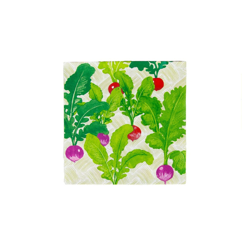 caspari Radish Patch Luncheon Napkins - 20 Per Package