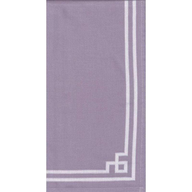 caspari Rive Gauche Cotton Tea Towel in Lilac - 1 Each
