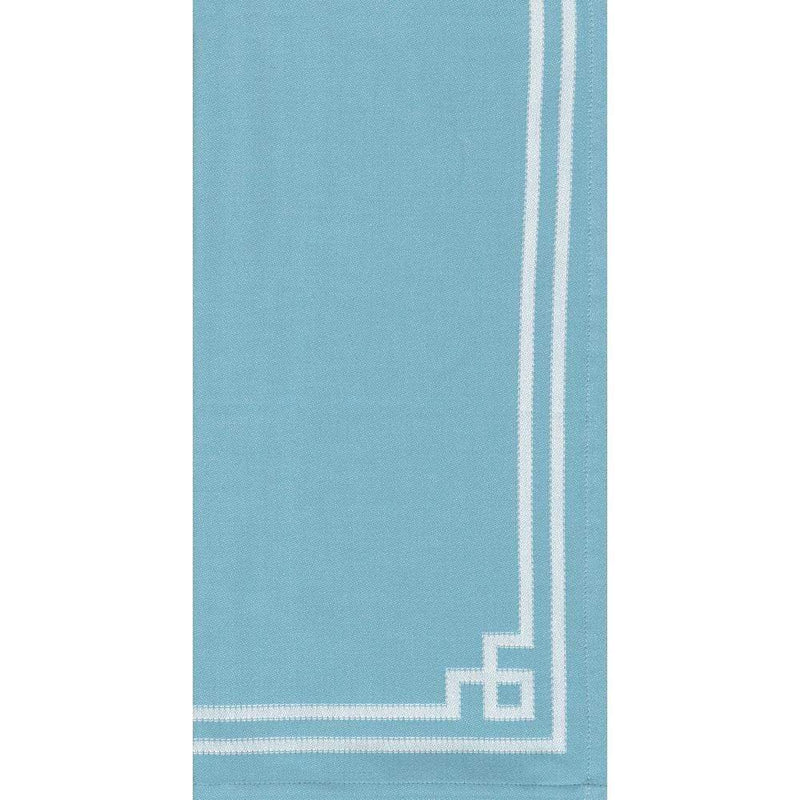 caspari Rive Gauche Cotton Tea Towel in Turquoise - 1 Each
