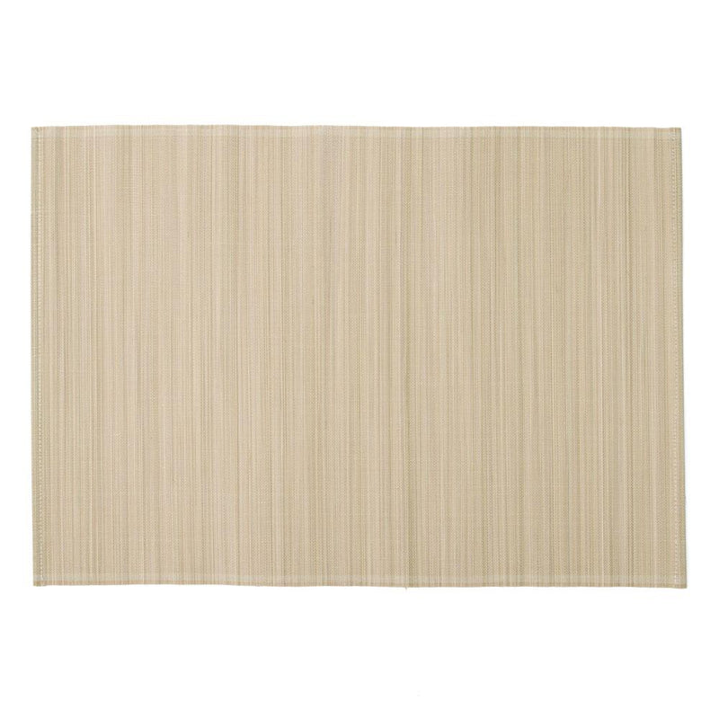 Caspari Roll-Up Bamboo Placemats In Natural - Set Of 4