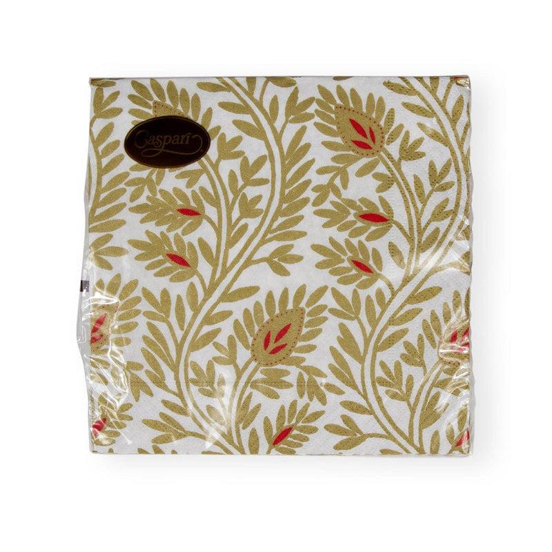 Caspari Samsara Gold Luncheon Napkins - 20 Per Package
