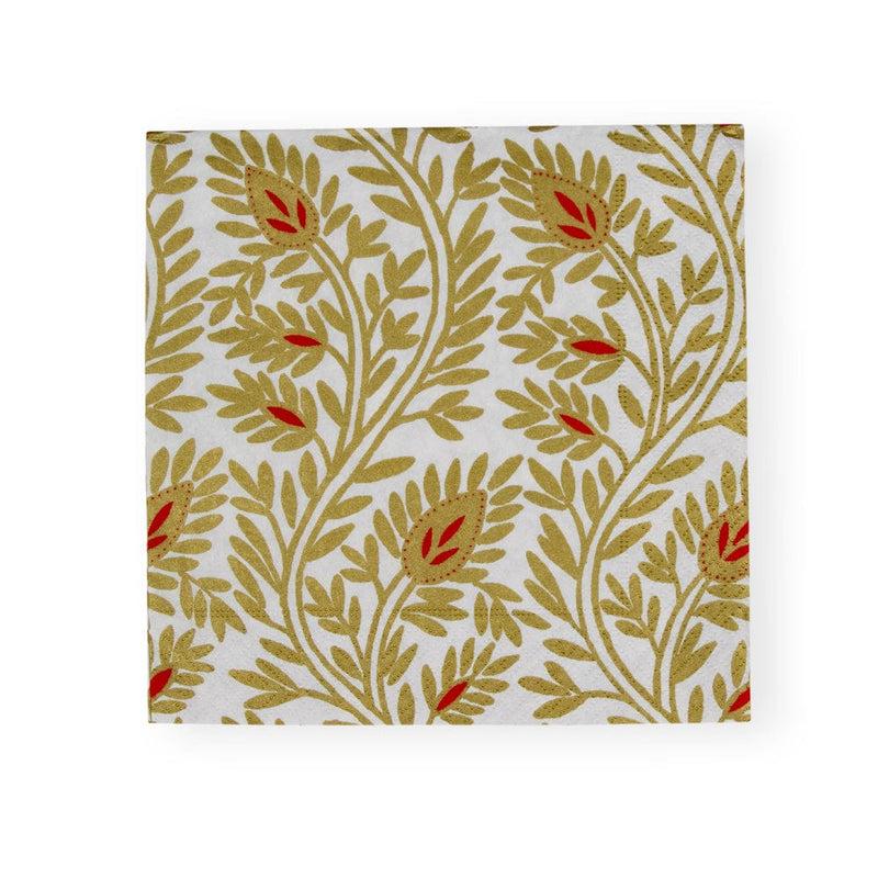 caspari Samsara Gold Luncheon Napkins - 20 Per Package