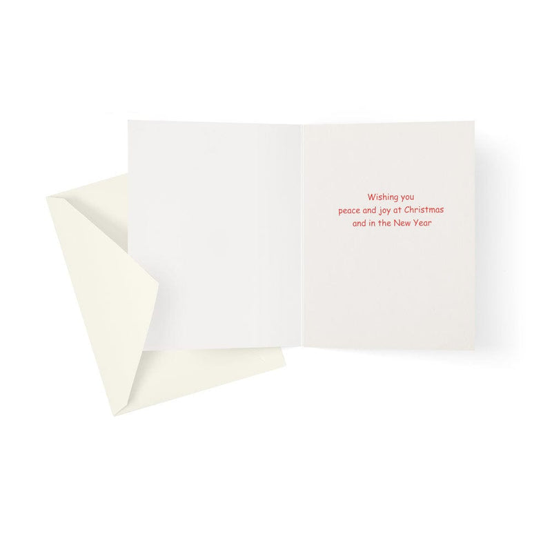 Caspari Shepherds Mini Boxed Christmas Cards - 15 Cards & 15 Envelopes